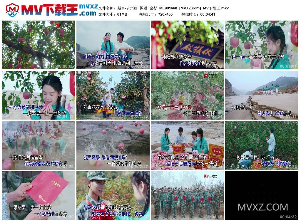 赵真-吉州红_国语_流行_ME901660